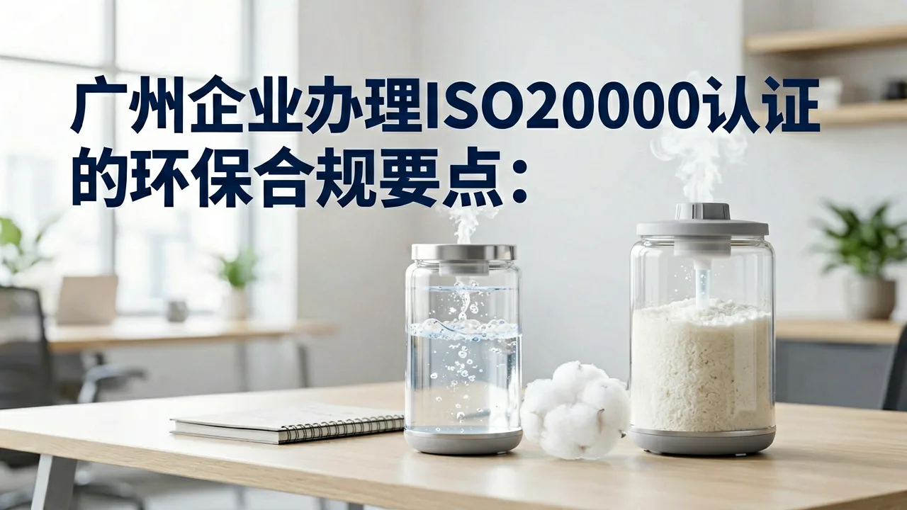 广州企业办理ISO20000认证的环保合规要点